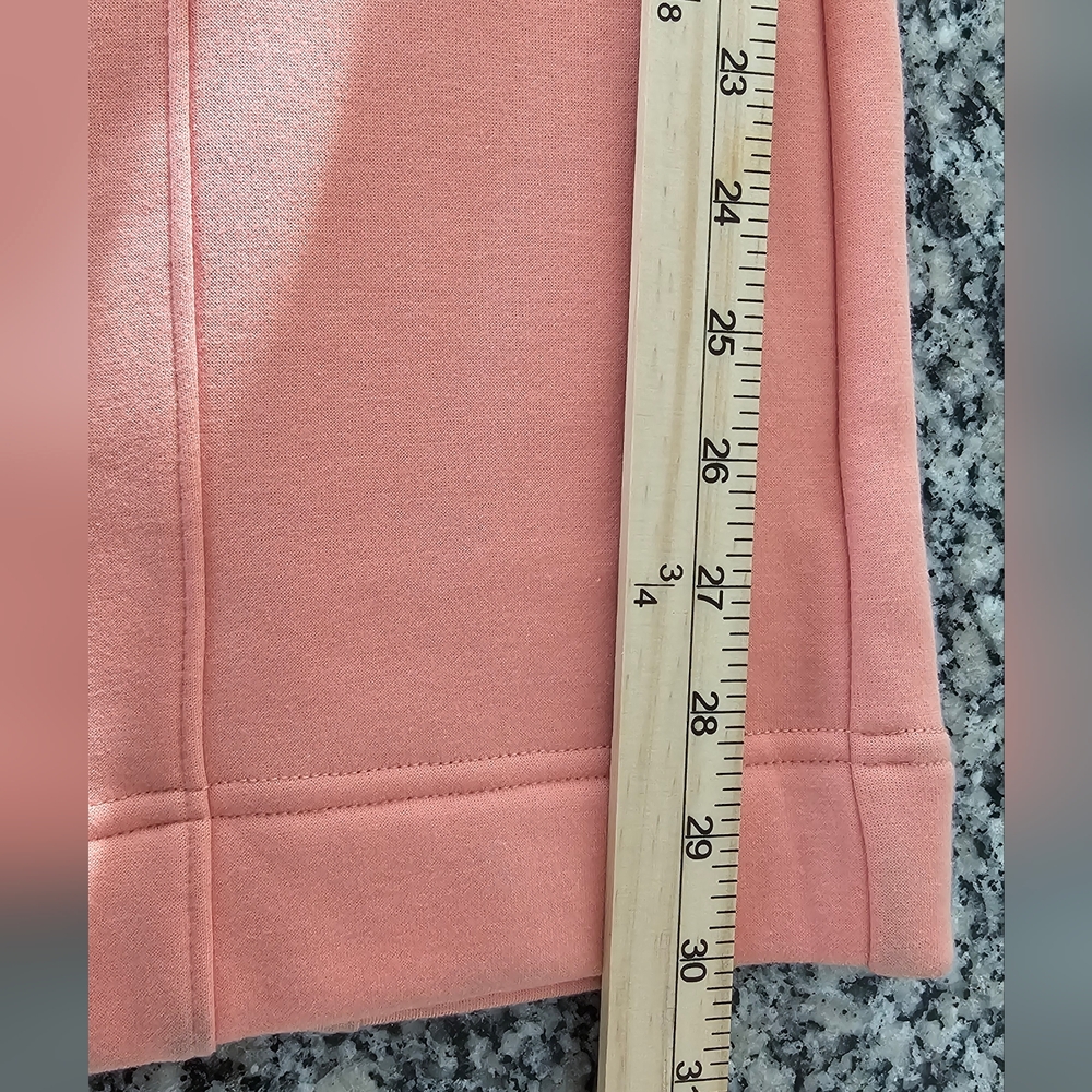 Fabletics Dusty Pink Wide Leg Sweatpants Women’s M High Rise Lounge Athleisure - Picture 5 of 8